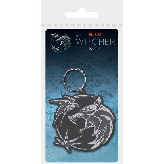 Brelok gumowy The Witcher - Wolf, Swallow and Star- Zdjęcie 3
