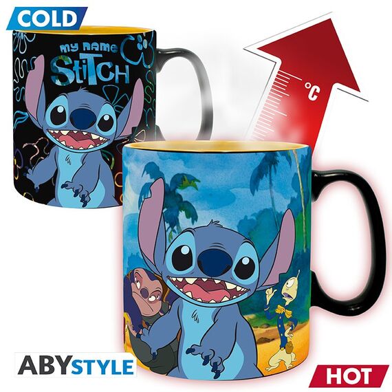 Kubek zmieniający kolor Disney - Lilo i Stitch (460 ml)
