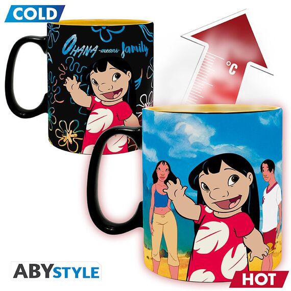 Kubek zmieniający kolor Disney - Lilo i Stitch (460 ml)- Zdjęcie 2