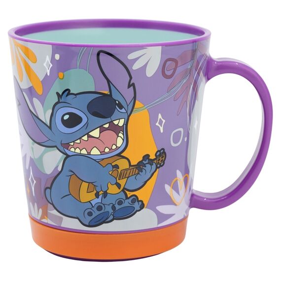 Nieprzewracalny Kubek plastikowy Disney - Stitch (410 ml)