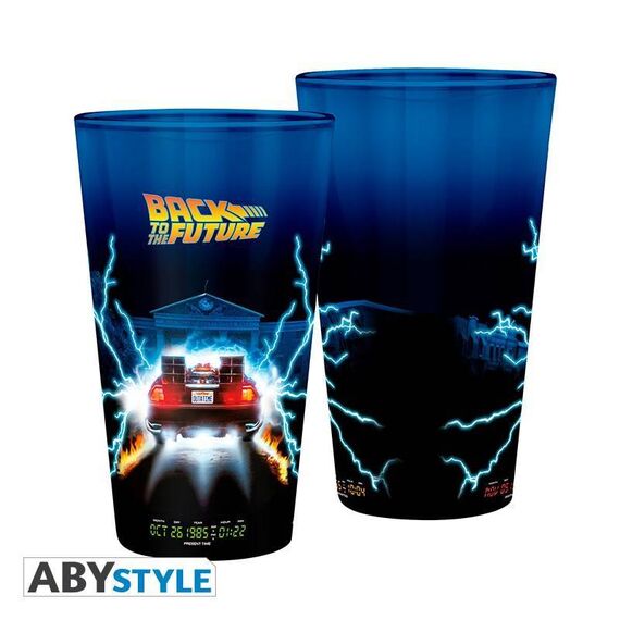 Duża szklanka Back to the Future - DeLorean (400 ml)- Zdjęcie 3