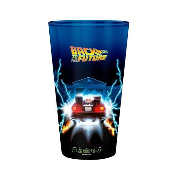 Duża szklanka Back to the Future - DeLorean (400 ml)