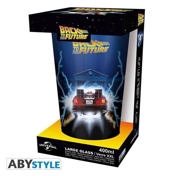 Duża szklanka Back to the Future - DeLorean (400 ml)- Zdjęcie 4