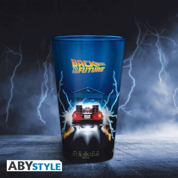 Duża szklanka Back to the Future - DeLorean (400 ml)- Zdjęcie 5