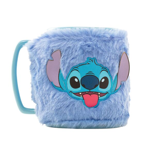 Duży kubek w futerku Disney - Stitch (458 ml)