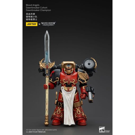 Figurka Warhammer Herezja Horusa 1/18 - Blood Angels Dawnbreaker Cohort Dawnbreaker Champion