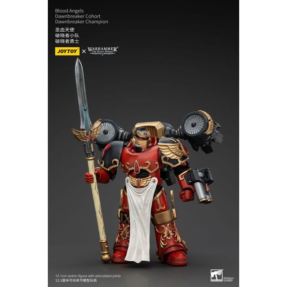 Figurka Warhammer Herezja Horusa 1/18 - Blood Angels Dawnbreaker Cohort Dawnbreaker Champion- Zdjęcie 2