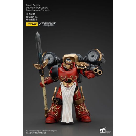 Figurka Warhammer Herezja Horusa 1/18 - Blood Angels Dawnbreaker Cohort Dawnbreaker Champion- Zdjęcie 4