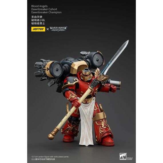 Figurka Warhammer Herezja Horusa 1/18 - Blood Angels Dawnbreaker Cohort Dawnbreaker Champion- Zdjęcie 5