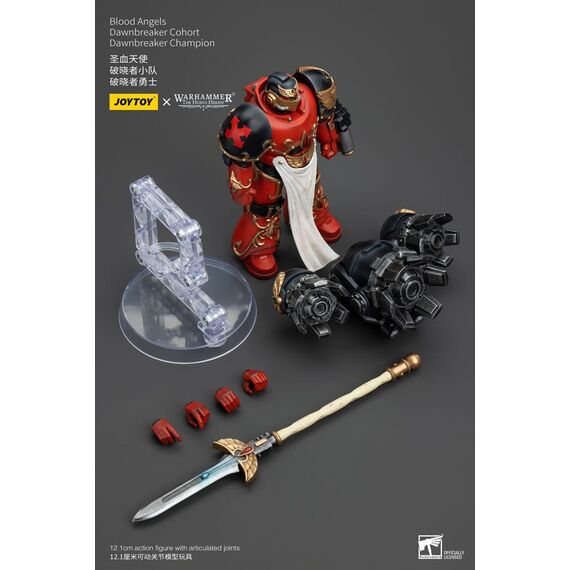 Figurka Warhammer Herezja Horusa 1/18 - Blood Angels Dawnbreaker Cohort Dawnbreaker Champion- Zdjęcie 9