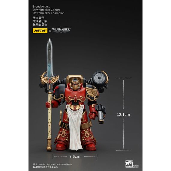 Figurka Warhammer Herezja Horusa 1/18 - Blood Angels Dawnbreaker Cohort Dawnbreaker Champion- Zdjęcie 8