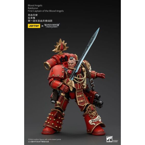 Figurka Warhammer Herezja Horusa 1/18 - Blood Angels Raldoron First Captain of the Blood Angels- Zdjęcie 3