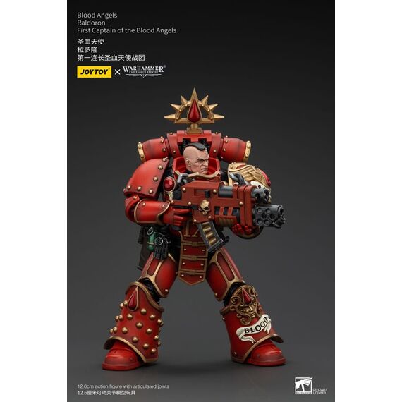 Figurka Warhammer Herezja Horusa 1/18 - Blood Angels Raldoron First Captain of the Blood Angels- Zdjęcie 4