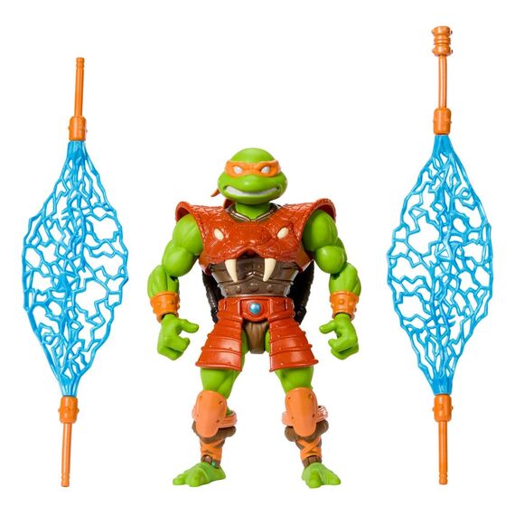 Figurka MOTU x TMNT: Turtles of Grayskull - Michelangelo (New Ver.)- Zdjęcie 2