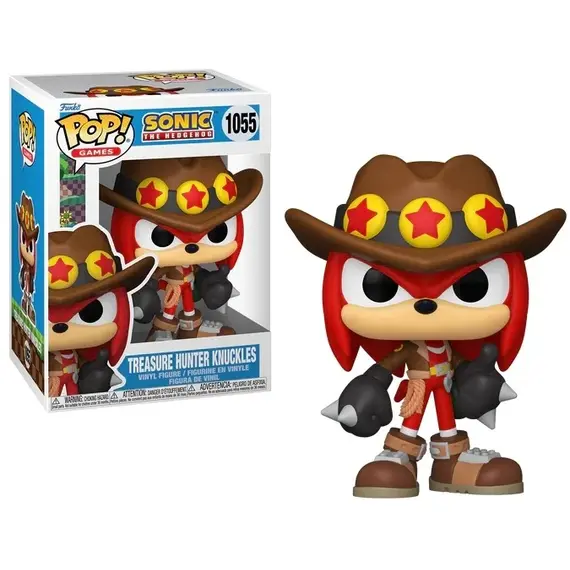 Figurka Sonic the Hedgehog POP! -  Knuckles (Treasure Hunter Ver.) (1055)