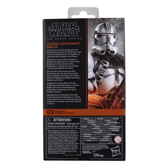 Figurka Star Wars Epizod III Black Series - Clone Lieutenant Galle- Zdjęcie 13