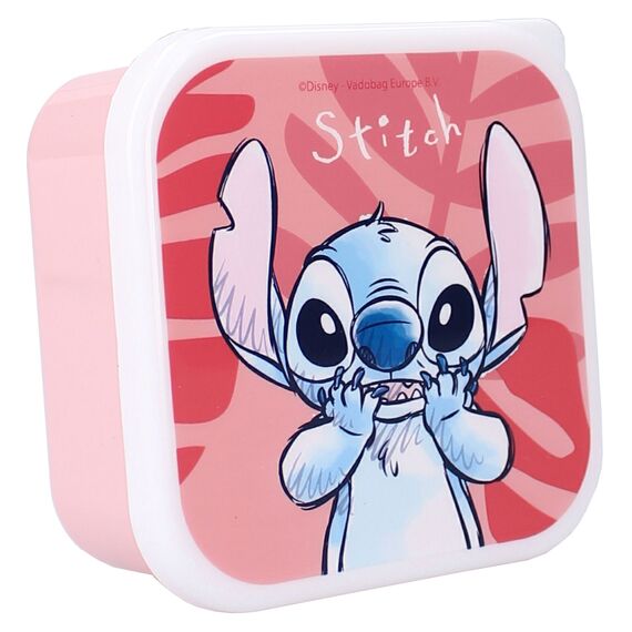 Zestaw 3 pojemników śniadaniowych Disney - Stitch Let's Eat!- Zdjęcie 4
