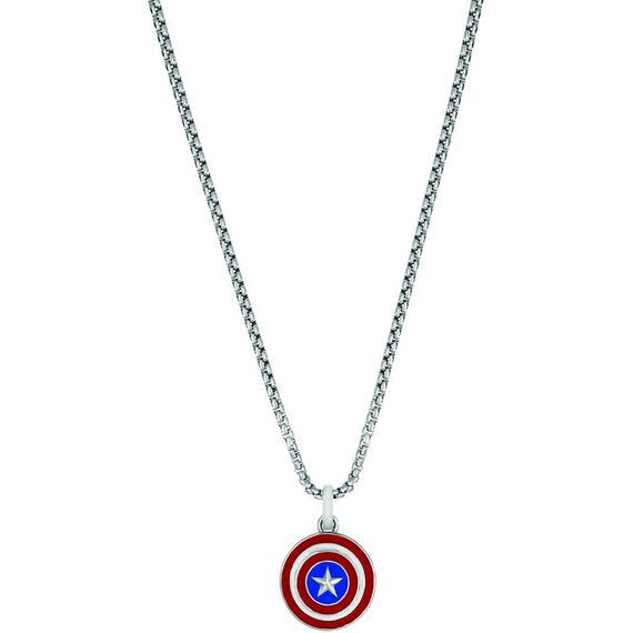 Naszyjnik stalowy Marvel Kapitan Ameryka 56 cm