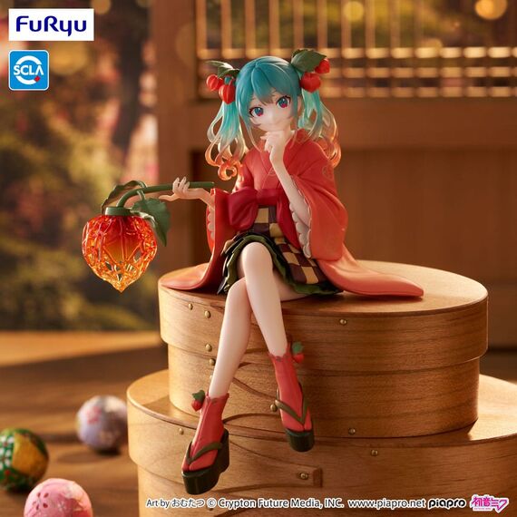 Figurka Hatsune Miku (Flower Fairy Winter Cherry) Noodle Stopper- Zdjęcie 6