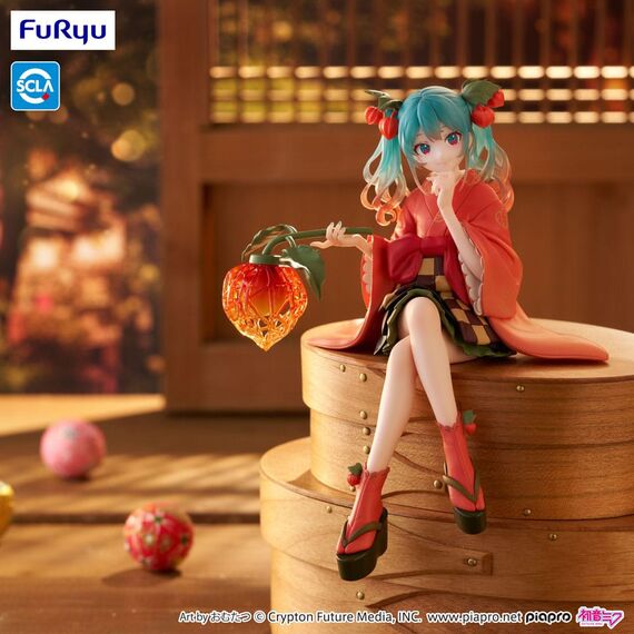 Figurka Hatsune Miku (Flower Fairy Winter Cherry) Noodle Stopper- Zdjęcie 5