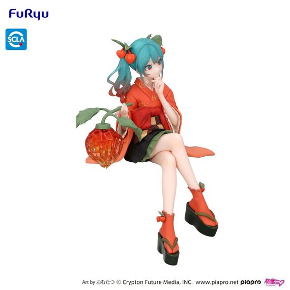 Figurka Hatsune Miku (Flower Fairy Winter Cherry) Noodle Stopper- Zdjęcie 2
