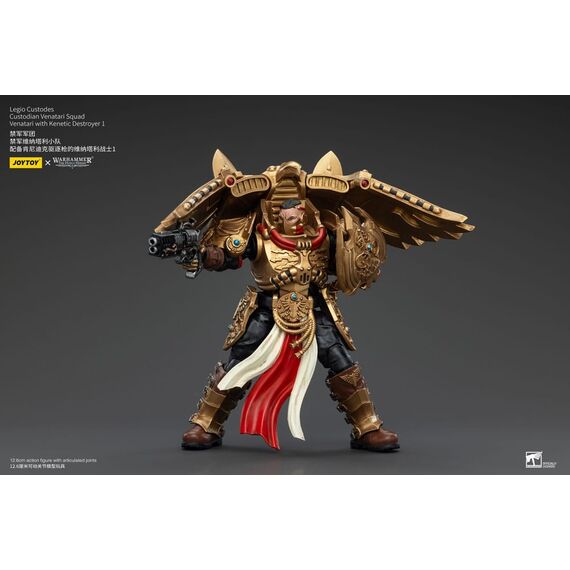Figurka Warhammer Herezja Horusa 1/18 - Legio Custodes Custodian Venatari Squad Venatari with Kenetic Destroyer 1- Zdjęcie 4