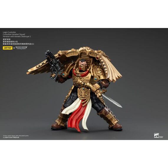 Figurka Warhammer Herezja Horusa 1/18 - Legio Custodes Custodian Venatari Squad Venatari with Kenetic Destroyer 1- Zdjęcie 6