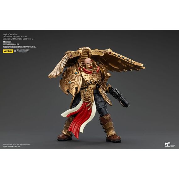 Figurka Warhammer Herezja Horusa 1/18 - Legio Custodes Custodian Venatari Squad Venatari with Kenetic Destroyer 2- Zdjęcie 5