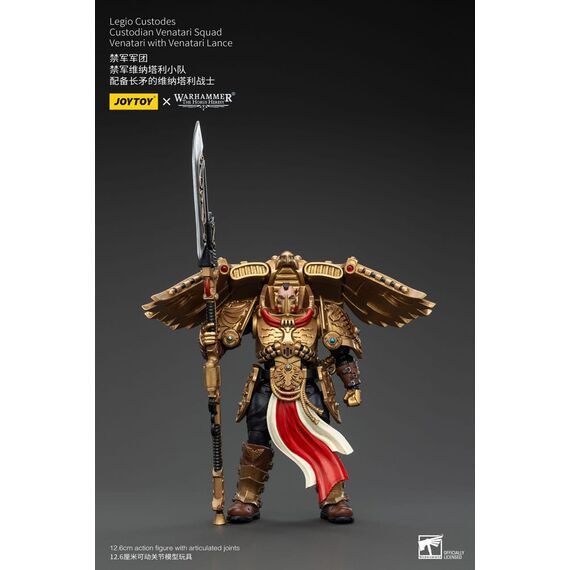 Figurka Warhammer Herezja Horusa 1/18 - Legio Custodes Custodian Venatari Squad Venatari with Venatari Lance
