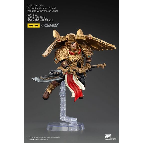 Figurka Warhammer Herezja Horusa 1/18 - Legio Custodes Custodian Venatari Squad Venatari with Venatari Lance- Zdjęcie 8