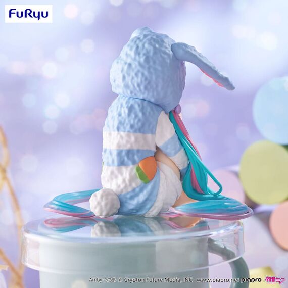 Figurka Hatsune Miku (Rabbit Ear Hood Pajama Blue Color Ver.) Noodle Stopper- Zdjęcie 9