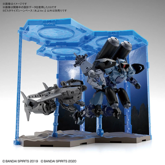 Podstawka dla figurek Gundam -  Customize Scene Base 05 (Water Field Ver.)- Zdjęcie 3