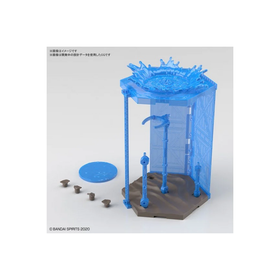 Podstawka dla figurek Gundam -  Customize Scene Base 05 (Water Field Ver.)- Zdjęcie 5