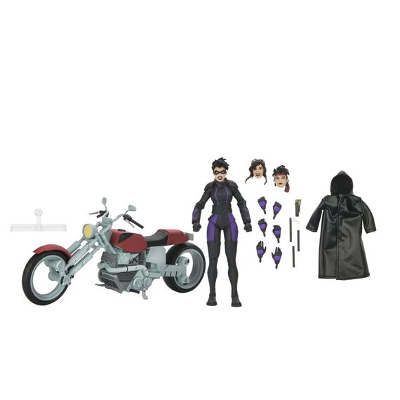 Figurka z pojazdem TMNT: The Last Ronin Lost Years - Casey Marie with Motorcycle- Zdjęcie 2