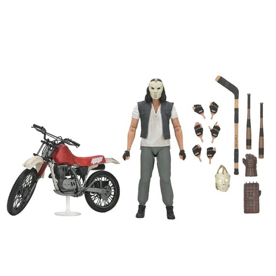 Figurka z pojazdem Teenage Mutant Ninja Turtles (1990) - Casey Jones with Dirt Bike