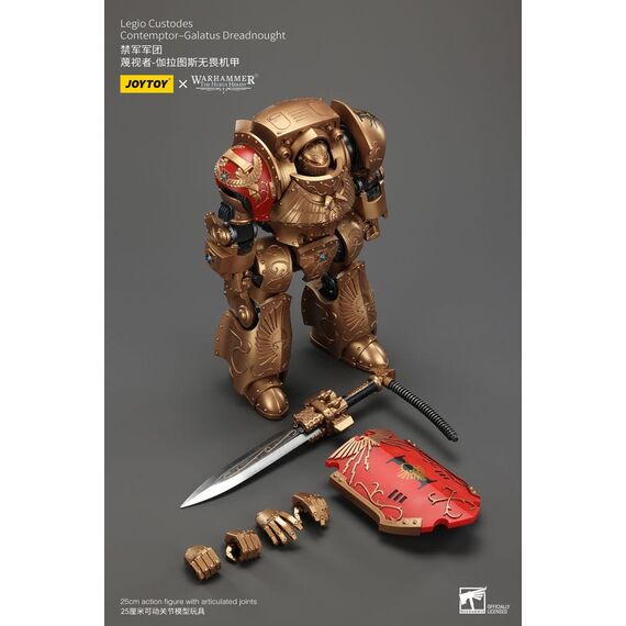 Figurka Warhammer Herezja Horusa 1/18  - Legio Custodes Contemptor-Galatus Dreadnought- Zdjęcie 3