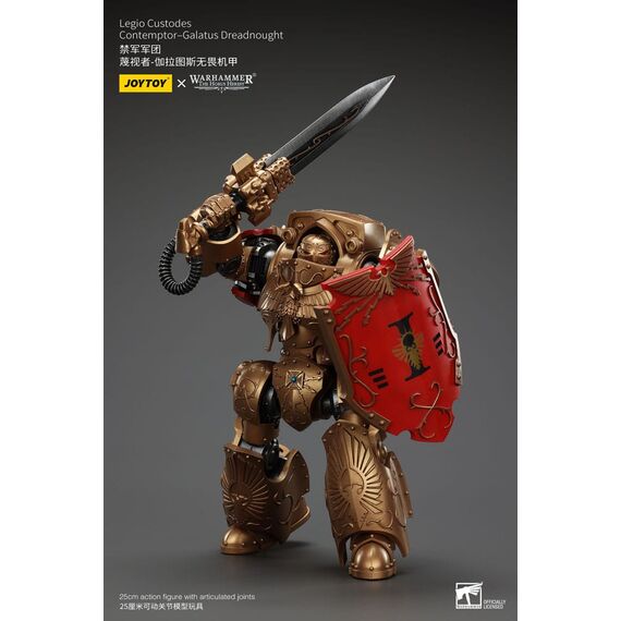 Figurka Warhammer Herezja Horusa 1/18  - Legio Custodes Contemptor-Galatus Dreadnought- Zdjęcie 9