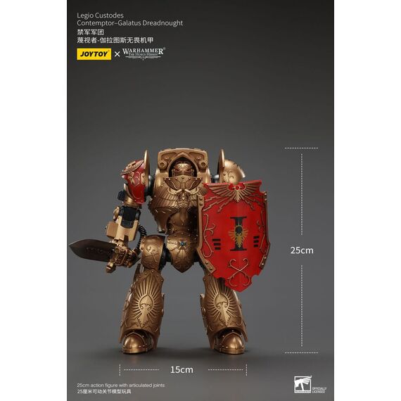 Figurka Warhammer Herezja Horusa 1/18  - Legio Custodes Contemptor-Galatus Dreadnought- Zdjęcie 10