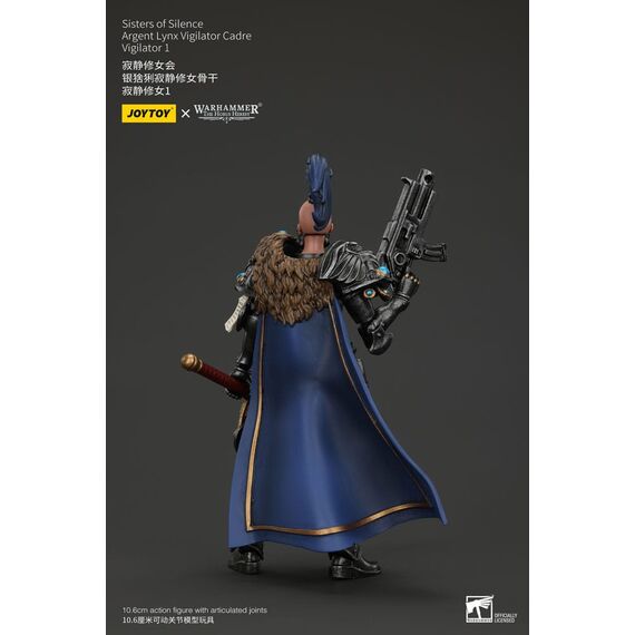 Figurka Warhammer Herezja Horusa 1/18 - Sisters of Silence Argent Lynx Vigilator Cadre Vigilator 1- Zdjęcie 3