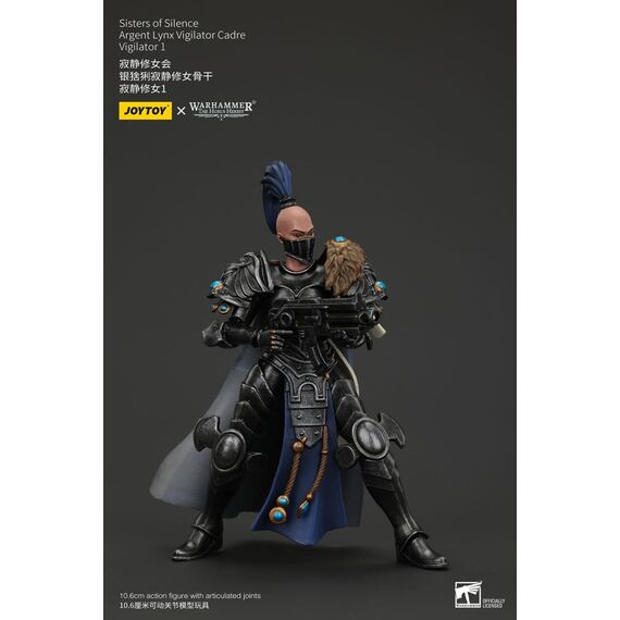 Figurka Warhammer Herezja Horusa 1/18 - Sisters of Silence Argent Lynx Vigilator Cadre Vigilator 1- Zdjęcie 5