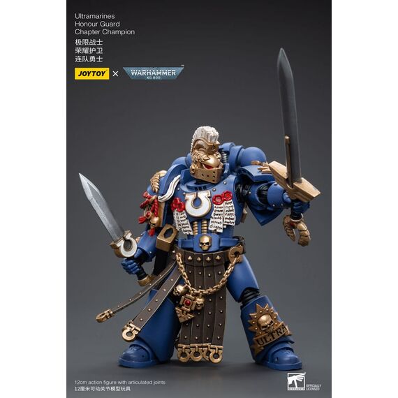 Figurka Warhammer 40k 1/18 - Ultramarines Honour Guard Chapter Champion- Zdjęcie 5