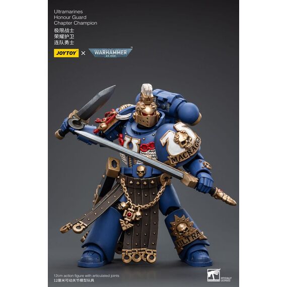 Figurka Warhammer 40k 1/18 - Ultramarines Honour Guard Chapter Champion- Zdjęcie 8