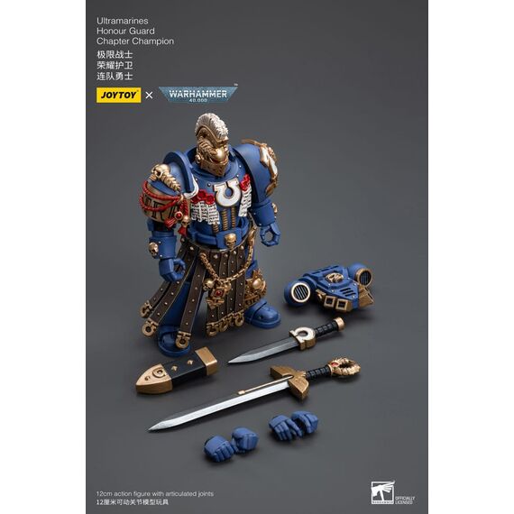 Figurka Warhammer 40k 1/18 - Ultramarines Honour Guard Chapter Champion- Zdjęcie 9