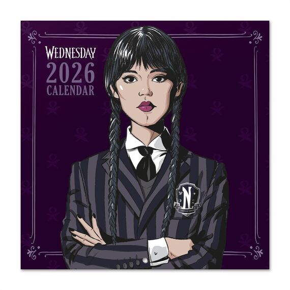 Kalendarz ścienny Wednesday 2026