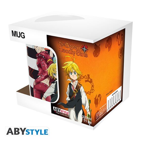 Kubek Seven Deadly Sins - Meliodas, Ban, King (320 ml)- Zdjęcie 4