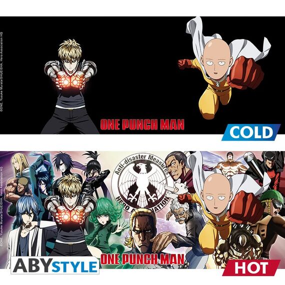 Duży kubek zmieniający kolor One Punch Man - Heroes- Zdjęcie 3