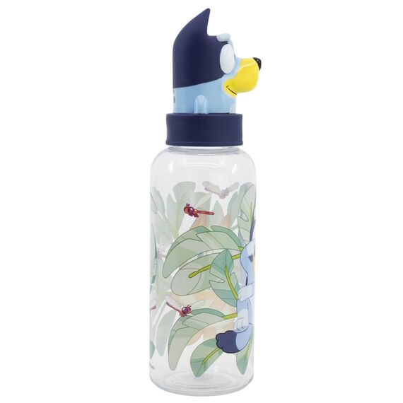 Butelka plastikowa z nakrętką 3D Bluey - Bluey i Bingo (560 ml)- Zdjęcie 2