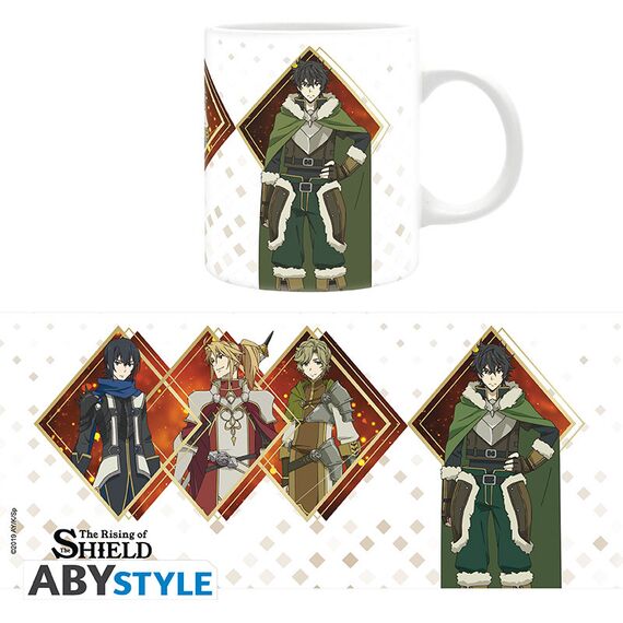 Kubek The Rising of the Shield Hero - Bohaterowie (320 ml)- Zdjęcie 4