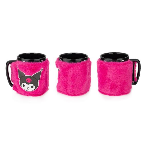 Duży kubek w futerku Kuromi - Cheeky (440 ml)- Zdjęcie 2