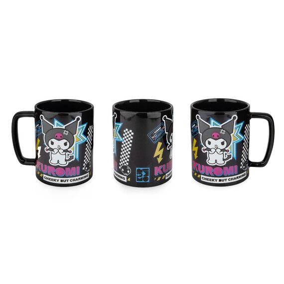 Duży kubek w futerku Kuromi - Cheeky (440 ml)- Zdjęcie 3